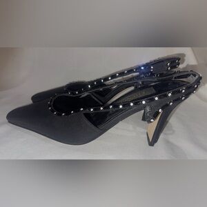 CLEARANCE 🌟Vtg J. Renee Slingback Heels w Rhinestones 7.5